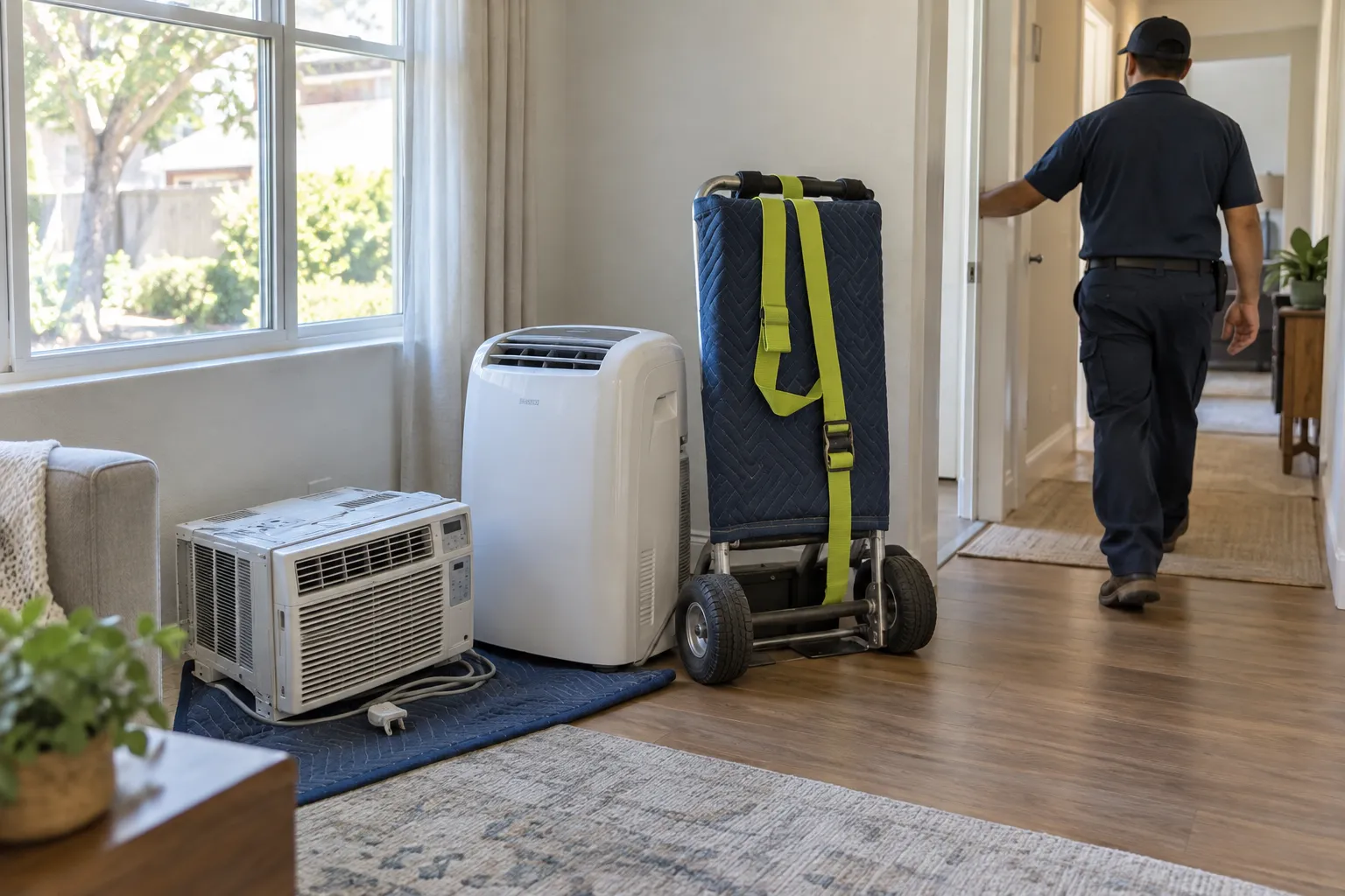Air Conditioner Removal preparation and handling